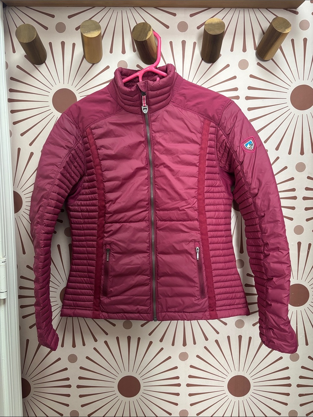 Kuhl Women's Spyfire Quilted Down Lightweight Jacket - Raspberry Pink - M